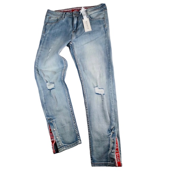 Bianca - Mid Rise Skinny Light Wash Denim Jeans - Size 31 - Picture 4 of 15